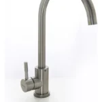 Griferia Canilla Monocomando Cocina Mozart Praga Premium Color Acero Para Mesada