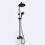 Columna de ducha doble comando Mozart Boston premium mezcladora color negro