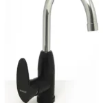 Grifería Cocina Canilla Monocomando Mozart Doha Abs Color Negro 7221