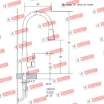 Grifería Cocina Canilla Monocomando Mozart Rio Premium Rociador Extraíble Color Negro 7178 - Imagen 3