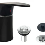 Grifería Bidet Monocomando Mozart Doha Abs Color Negro 7241