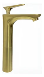 Grifería Monocomando Lavatorio Baño Alta Mozart Kiev Premium Color Dorado 7280 - Imagen 4