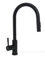 Grifería Cocina Canilla Monocomando Mozart Touch Premium Sobre Mesada Color Negro 7398 - Imagen 2