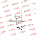 Grifería Lavatorio Canilla Doble Comando Mozart Boston Premium Color Negro Pico J 7919 - Imagen 3