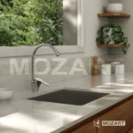 Grifería Cocina Canilla Monocomando Mozart Madrid Pico J Color Cromado 8582