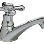 Griferia Canilla Lavatorio 1 Agua Fria/caliente Mozart 8591 Acabado Brillante Color Plateado