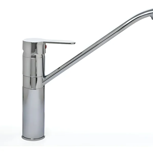 Grifería De Cocina Mozart Madrid 9028 Monocomando Plateado