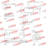 Kit Accesorio Baño Acero Inoxidable 5 Piezas Mozart London Color Dorado 9343 - Imagen 3