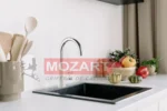 Grifería Mozart Doha Abs Monocomando Blanco Cromado 9373 - Imagen 2