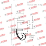 Grifería Lavatorio Canilla Monocomando Mozart Dakar Mediano Color Cromado 9538 - Imagen 4